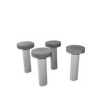 Banco de concreto para jardim - Imagem 3