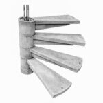 Escada caracol de concreto