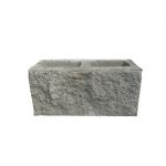 Bloco de concreto tipo pedra